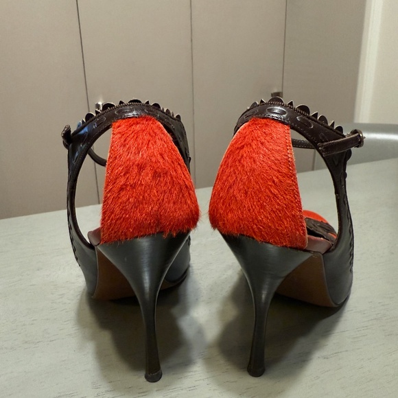 BCBG MaxAzria - Coco+Flame Pony+Leather Tango Shoes - Picture 3 of 9